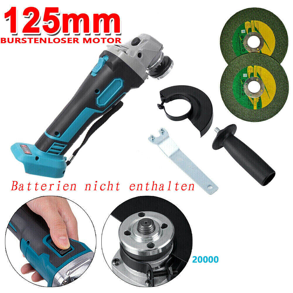 125mm Angle Grinder Cordless Cut-off Machine Grinder Flex For 18V