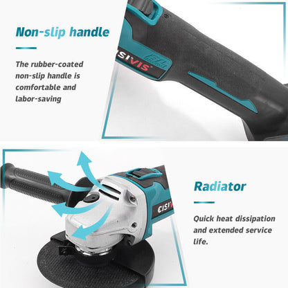 125mm Angle Grinder Cordless Cut-off Machine Grinder Flex For  18V